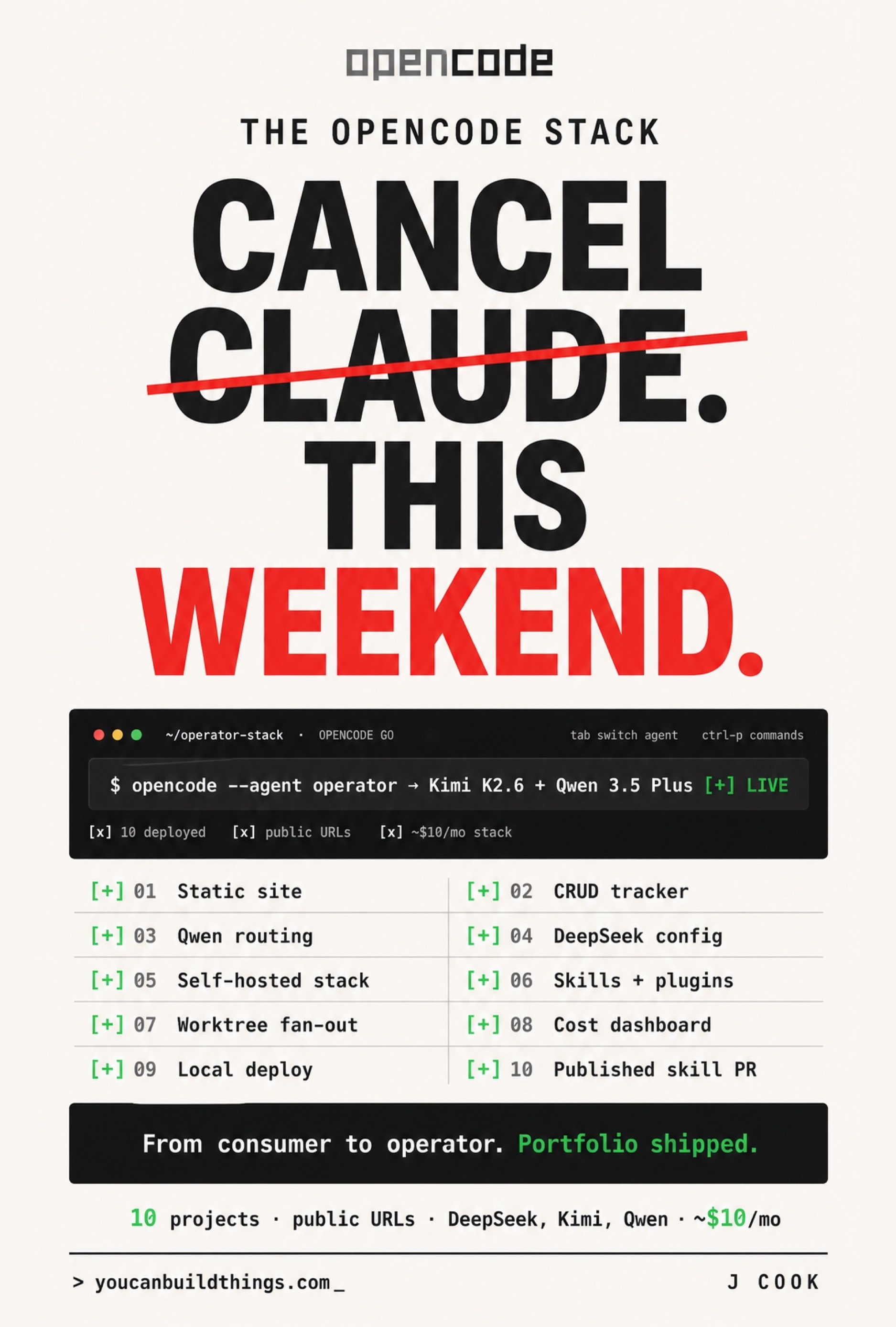 The opencode Stack